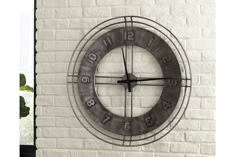 Ana Sofia Antique Gray Wall Clock - Gate FurnitureOther Products