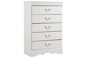 Anarasia White Chest of Drawers - Gate FurnitureChest