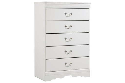 Anarasia White Chest of Drawers - Gate FurnitureChest