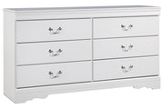Anarasia White Dresser - Gate FurnitureDresser