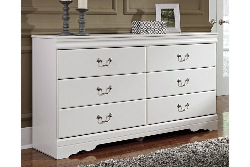 Anarasia White Dresser - Gate FurnitureDresser