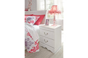 Anarasia White Nightstand - Gate FurnitureNightstand
