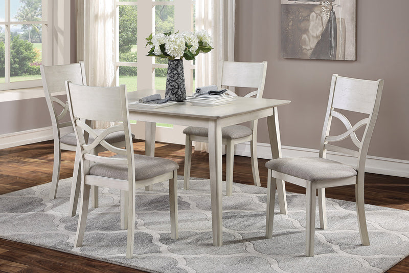 Anderson Antique White 5 - Piece Dining Set - Gate FurnitureDining Room Set