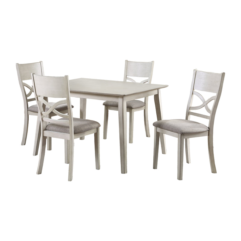 Anderson Antique White 5 - Piece Dining Set - Gate FurnitureDining Room Set