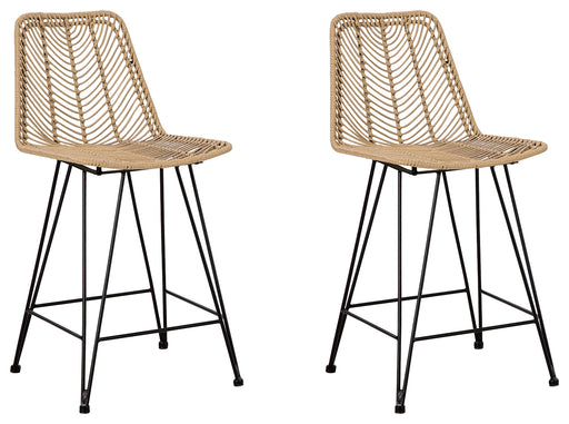 Angentree Counter Height Bar Stool (Set of 2) - D434-224 - Gate Furniture