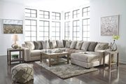 Ardsley Pewter 4 - Piece Large RAF Sectional - Gate FurnitureSectional
