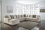 Ardsley Pewter 5 - Piece Large LAF Sectional - Gate FurnitureSectional