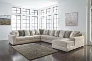 Ardsley Pewter 5 - Piece Large RAF Sectional - Gate FurnitureSectional