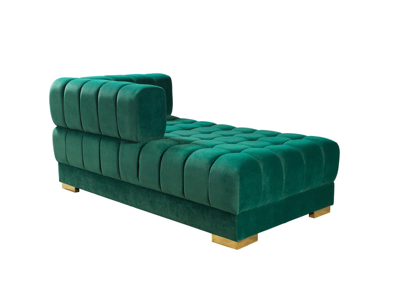 Ariana Green Velvet Double Chaise Sectional [ETA: 3/10] - ARIANAGREEN-SEC