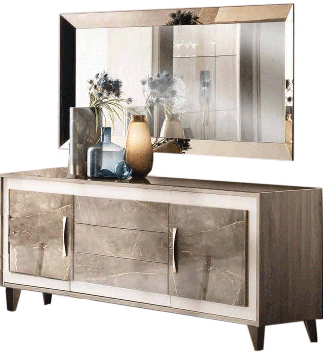 Arredoambra Buffet W/Mirror By Arredoclassic Set - Gate Furniture