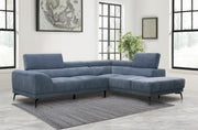 Ashland Blue RAF Sectional - Gate FurnitureSectional