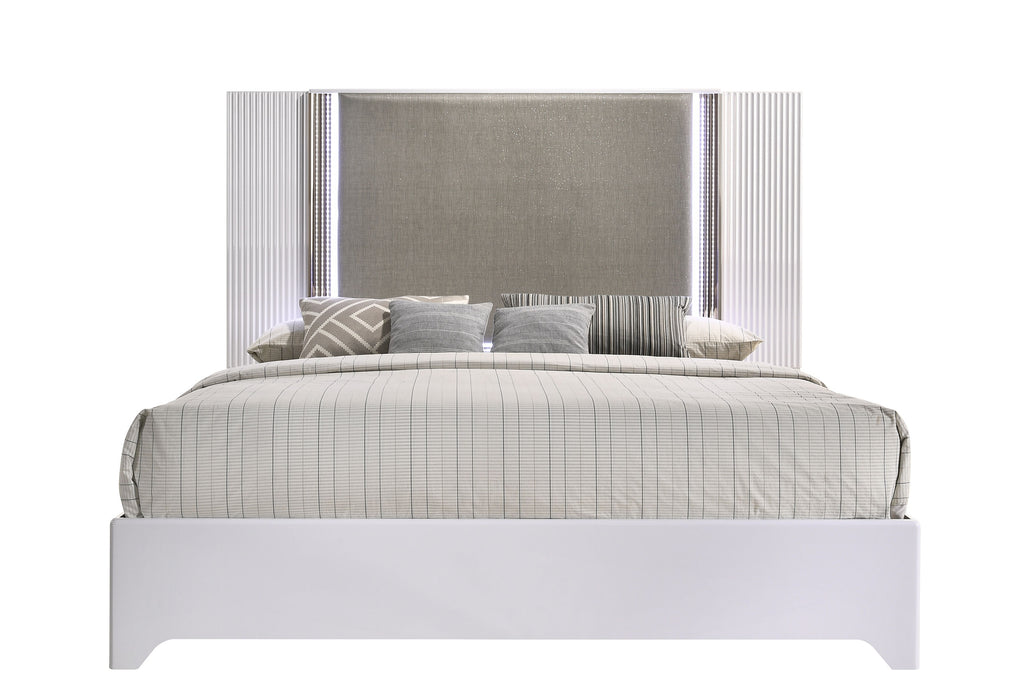 Aspen White King Bed - ASPEN-WH-KB - Gate Furniture