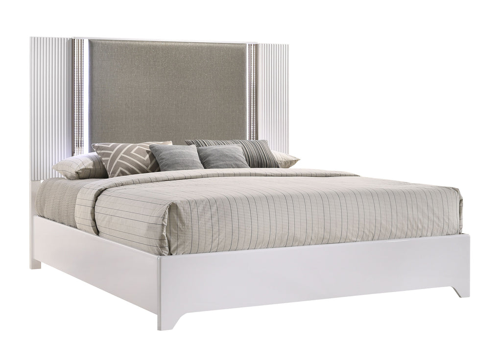 Aspen White King Bed - ASPEN-WH-KB - Gate Furniture
