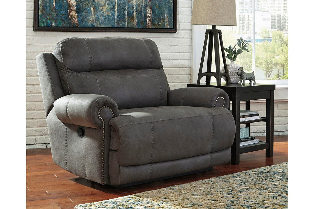 Austere Gray Oversized Recliner - 3840152 - Gate Furniture