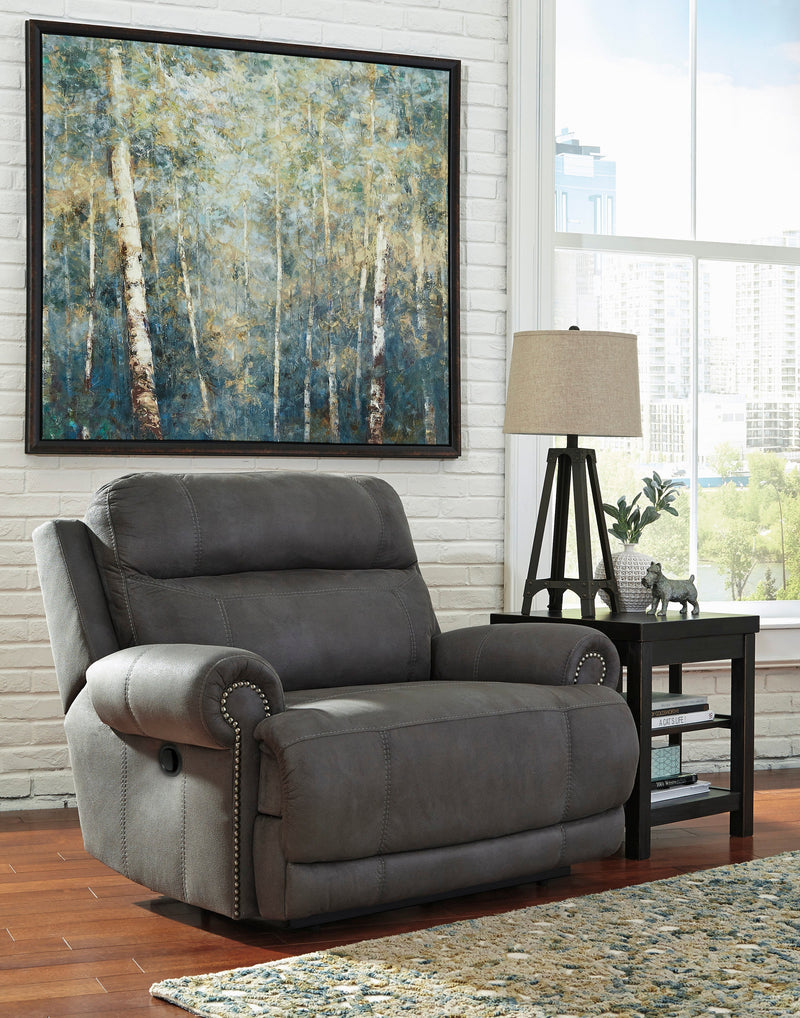 Austere Gray Reclining Set - Gate FurnitureRocker Recliner