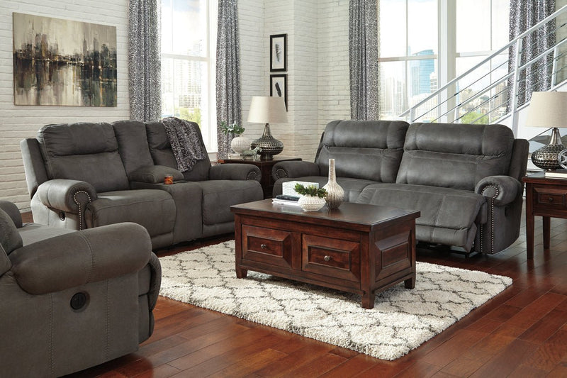 Austere Gray Reclining Set - Gate FurnitureRocker Recliner