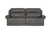 Austere Gray Reclining Sofa - Gate FurnitureReclining Sofa
