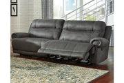 Austere Gray Reclining Sofa - Gate FurnitureReclining Sofa