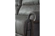 Austere Gray Reclining Sofa - Gate FurnitureReclining Sofa