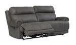 Austere Gray Reclining Sofa - Gate FurnitureReclining Sofa