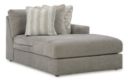 Avaliyah Ash 3 - Piece RAF Chaise Sectional - Gate FurnitureSectional