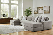 Avaliyah Ash 4 - Piece Double Chaise Sectional - Gate FurnitureSectional