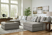 Avaliyah Ash 4 - Piece Double Chaise Sectional - Gate FurnitureSectional