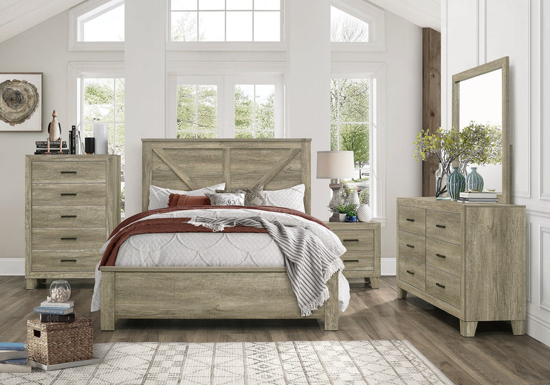 Avenue Rustic Panel Bedroom Set - Gate FurnitureBedroom Set