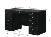 Avery Black Makeup Vanity Set with Lighted Mirror - Gate FurnitureVanity Set