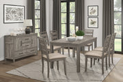 Bainbridge Weathered Gray Dining Set - Gate FurnitureDining Room Set