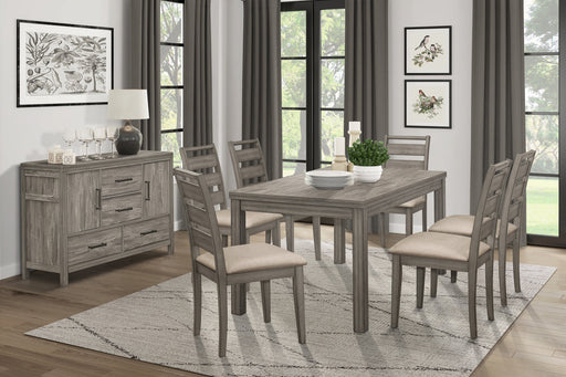 Bainbridge Weathered Gray Dining Set - Gate FurnitureDining Room Set