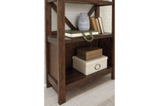 Baldridge Rustic Brown 75" Bookcase - Gate FurnitureBookcases