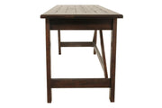 Baldridge Rustic Brown Home Office Desk - Gate FurnitureOffice Desks