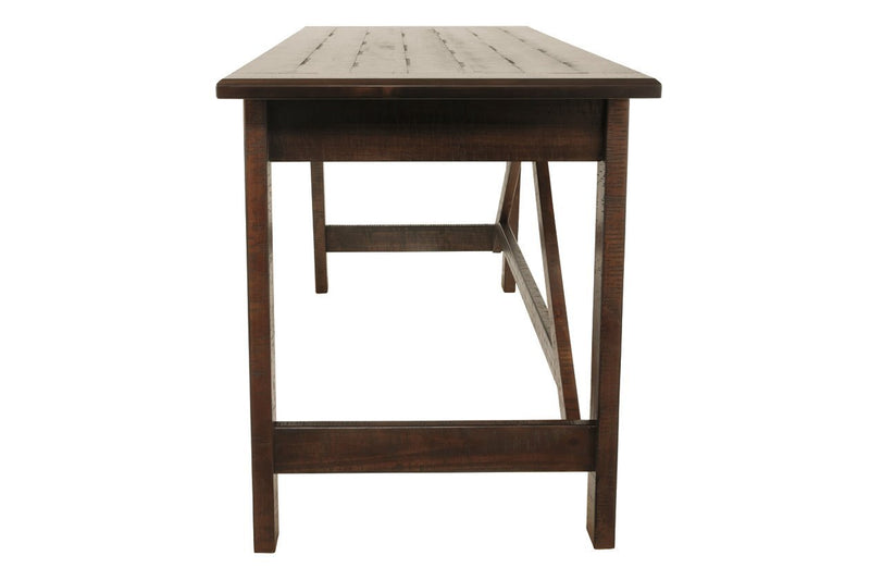 Baldridge Rustic Brown Home Office Desk - Gate FurnitureOffice Desks