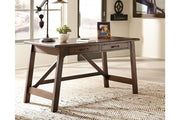 Baldridge Rustic Brown Home Office Desk - Gate FurnitureOffice Desks