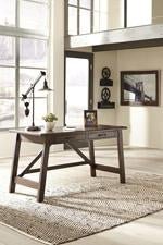 Baldridge Rustic Brown Home Office Desk - Gate FurnitureOffice Desks