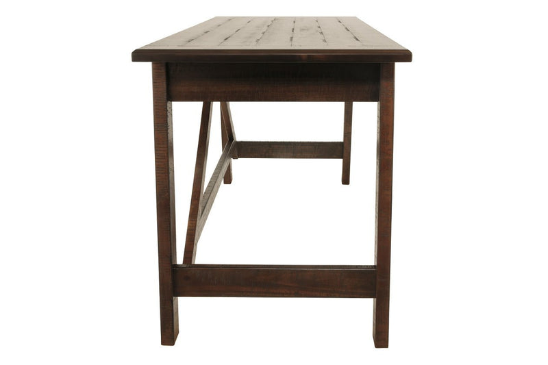 Baldridge Rustic Brown Home Office Desk - Gate FurnitureOffice Desks