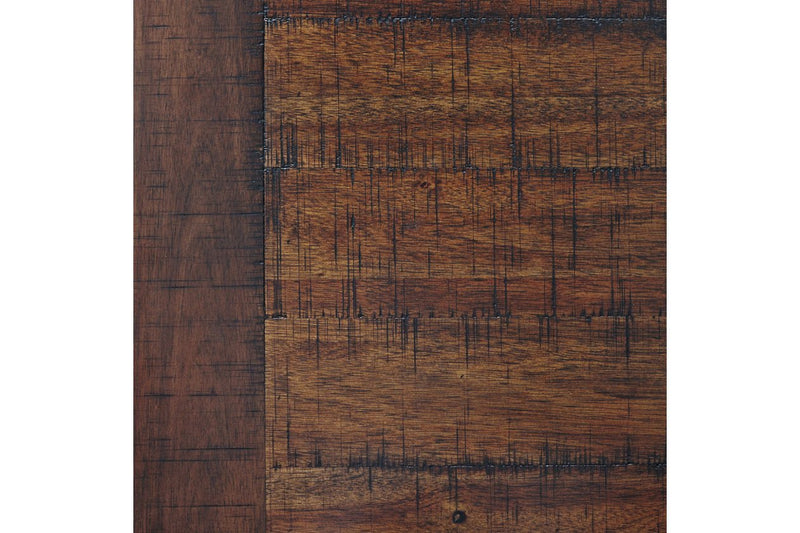 Baldridge Rustic Brown Home Office Desk - Gate FurnitureOffice Desks