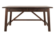 Baldridge Rustic Brown Home Office Desk - Gate FurnitureOffice Desks