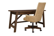 Baldridge Rustic Brown Home Office Desk - Gate FurnitureOffice Desks