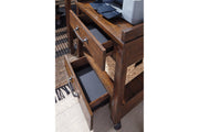 Baldridge Rustic Brown Printer Stand - Gate FurniturePrinter Stand