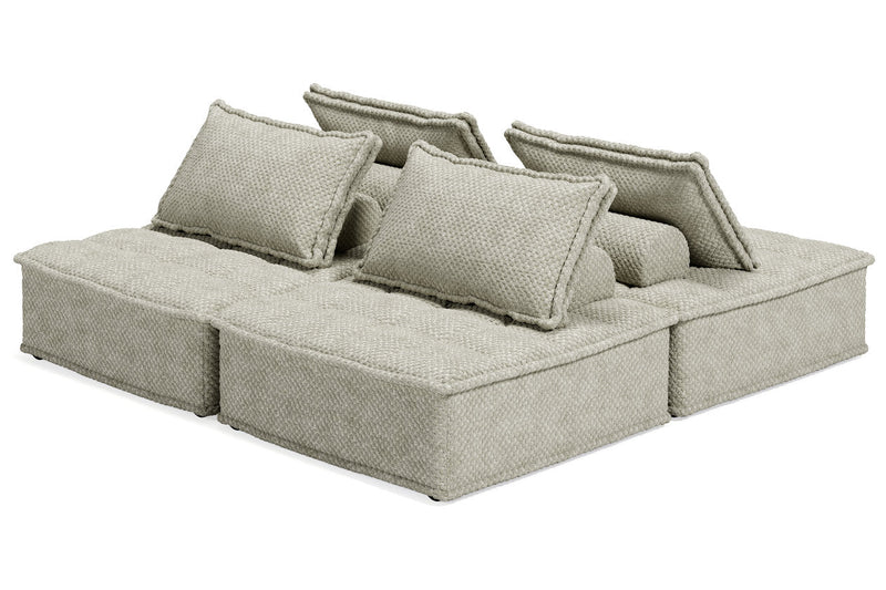 Bales Taupe 4 - Piece Modular Seating - Gate FurnitureSectional