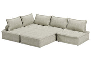 Bales Taupe 5 - Piece Modular Seating - Gate FurnitureSectional
