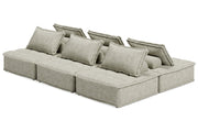 Bales Taupe 6 - Piece Modular Seating - Gate FurnitureSectional