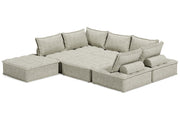 Bales Taupe 7 - Piece Modular Seating - Gate FurnitureSectional