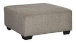 Ballinasloe Platinum Oversized Ottoman - Gate FurnitureOttoman