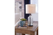 Bandile Clear/Bronze Finish Table Lamp - Gate FurnitureTable Lamp