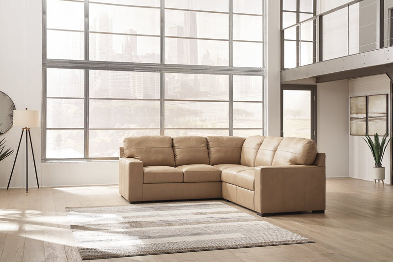 Bandon Toffee Leather 2 - Piece LAF Sectional - Gate FurnitureSectional