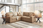Bandon Toffee Leather 2 - Piece RAF Sectional - Gate FurnitureSectional