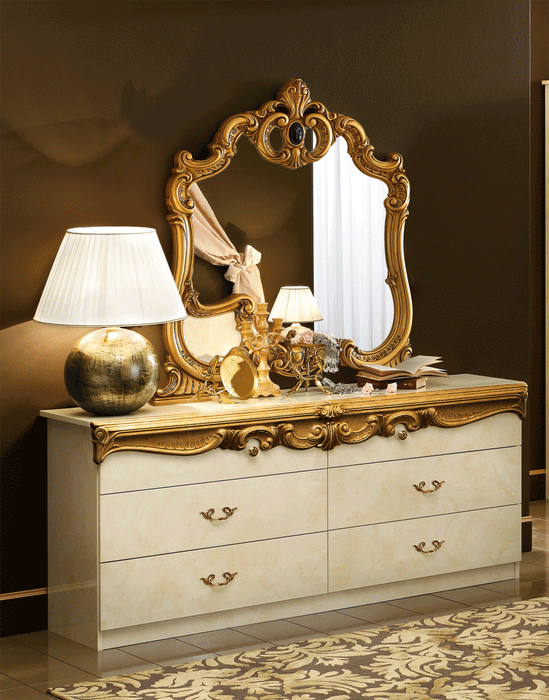Barocco Dressers Ivory/Gold Set - Gate Furniture